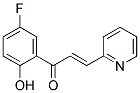 1-(5-Fluoro-2-Hydroxyphneyl)-3-(2-Pyridyl) prop-2-en-1-one 结构式