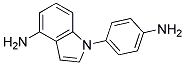 1-(4-AMINOPHENYL)-1H-INDOL-4-AMINE 结构式