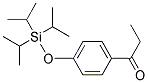 1-(4-TRIISOPROPYLSILANYLOXY-PHENYL)-PROPAN-1-ONE 结构式