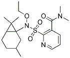 2-(ETHOXYCARBYLSULFAMOYL)-N,N-DIMETHYLNICOTINAMIDE 结构式