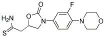 2-[3-(3-FLUORO-4-MORPHOLIN-4-YL-PHENYL)-2-OXO-OXAZOLIDIN-5-YL]-THIOACETAMIDE 结构式