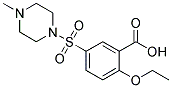 2-ETHOXY-5-(4-METHYL-PIPERAZINE-1-SULFONYL)-BENZOIC ACID 结构式