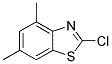 2-氯-4,6-二甲基苯并噻唑 结构式