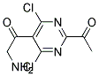 2,5-diacetylamino-4.6-dichloropyrimidine 结构式
