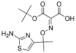 2-Aminothiazol-4-YL-Tertiarybutoxy Carbonyl Isopropoxyimino Acetate 结构式
