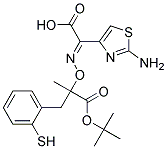 2-Mercaptobenzolyl-(2-Aminothiazol-4-Yl)-[(Tert-Butoxycarbonyl)-Isopropoxyimino]Acetate 结构式