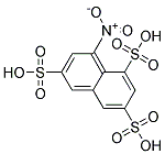 1-Nitronaphthalene-3,6,8-Trisulfonic Acid 结构式