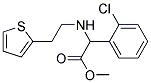 (2-ChloroPhenyl)-(2-Thiophen-2-Yl-Ethylamino)AceticAcidMethylEster 结构式
