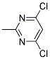 2-Methyl-4,6-Dichlorpyrimidine 结构式