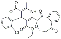 2-[(2-Phthaloylethoxy)Methyl]-4-(2-Chlorophenyl)-3-Ethoxy Carbonyl-5-Methoxy-Carbonyl-6-Methyl-1,4-Dihydropyridine 结构式