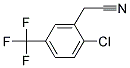 2-Chloro-5-(trifluoromethyl)phenylacetonitrile, 97+% 结构式