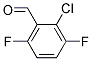 2-Chloro-3,6-difluorobenzaldehyde,97+% 结构式