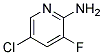 2-Amino-3-fluoro-5-chloro pyridine 结构式