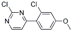 2-Chloro-4-(2-chloro-4-methoxy-phenyl)-pyrimidine 结构式