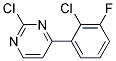 2-Chloro-4-(2-chloro-3-fluoro-phenyl)-pyrimidine 结构式