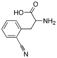 2-amino-3-(2-cyanophenyl)propanoic acid 结构式