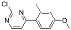 2-Chloro-4-(4-methoxy-2-methyl-phenyl)-pyrimidine 结构式