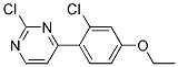 2-Chloro-4-(2-chloro-4-ethoxy-phenyl)-pyrimidine 结构式