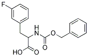 2-{[(benzyloxy)carbonyl]amino}-3-(3-fluorophenyl)propanoic acid 结构式