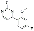 2-Chloro-4-(2-ethoxy-4-fluoro-phenyl)-pyrimidine 结构式
