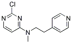 2-chloro-N-methyl-N-(2-pyridin-4-ylethyl)pyrimidin-4-amine 结构式