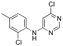 (2-Chloro-4-methyl-phenyl)-(6-chloro-pyrimidin-4-yl)-amine 结构式