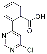 2-(6-Chloro-pyrimidin-4-yl)-benzoic acid 结构式