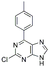 2-chloro-6-(4-methylphenyl)-9H-purine 结构式