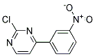 2-Chloro-4-(3-nitro-phenyl)-pyrimidine 结构式