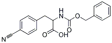 2-{[(benzyloxy)carbonyl]amino}-3-(4-cyanophenyl)propanoic acid 结构式