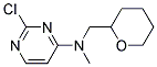 2-chloro-N-methyl-N-(tetrahydro-2H-pyran-2-ylmethyl)pyrimidin-4-amine 结构式