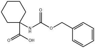 1-(CBZ-氨基)环己甲酸 结构式