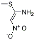 1-AMINO-1-METHYLMERCAPTO-2-NITROETHENE 结构式