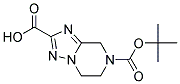 [1,2,4]Triazolo[1,5-a]pyrazine-2,7(8H)-dicarboxylic acid, 5,6-dihydro-, 7-(1,1-dimethylethyl) 结构式
