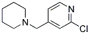 2-Chloro-4-(1-Piperidinylmethyl) Pyridine 结构式