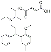 2-Methoxy-5-methyl-N,N-bis-(1-ethylethyl)-gamma phenyl benzenepropanamine fumarate 结构式