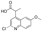 (2-CHLORO-6-METHOXY-4-QUINOLYL)METHYLACETATE 结构式