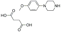 1-(P-METHOXYPHENYL)PIPERAZINESUCCINATE 结构式