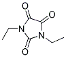 1,3-DIETHYL-2,4,5-IMIDAZOLIDINETRIONE 结构式