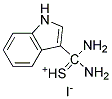 2-(3-INDOLYL)THIOURONIUMIODIDE 结构式