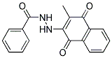 2'-(3-METHYL-1,4-DIOXO-1,4-DIHYDRO-2-NAPHTHYL)BENZOHYDRAZIDE 结构式