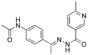 2'-(4-ACETAMIDO-A-METHYLBENZYLIDENE)-6-METHYLNICOTINOHYDRAZIDE 结构式