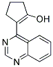 2-(4-QUINAZOLINYL)-1-CYCLOPENTENOL 结构式