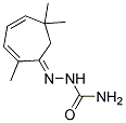 2,6,6-TRIMETHYL-2,4-CYCLOHEPTADIEN-1-ONESEMICARBAZONE 结构式