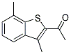 2-Acetyl-3,7-dimethylbenzo(b)thiophene 结构式