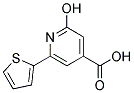 2-Hydroxy-6-thiophen-2-yl-isonicotinicacid 结构式