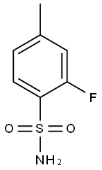 2-Fluoro-4-methylbenzenesulfonamide 结构式