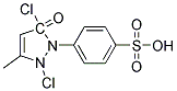 2:5 DICHLORO 4-SULFOPHENYL 3-METHYL 5-PYRAZOLONE 结构式