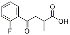 2-METHYL-4-OXO-4-(2'-FLUOROPHENYL)BUTYRIC ACID 结构式