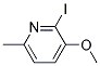 6-甲基-3-甲氧基-2-碘吡啶 结构式